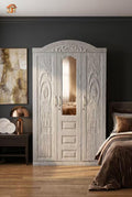WARDROBE 3388 STEEL 3 DOOR