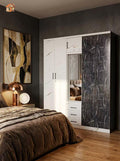 WARDROBE 715 STEEL 5 DOOR